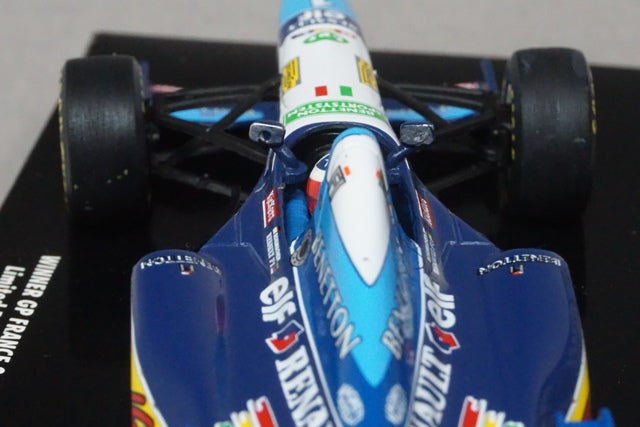 1:43 MINICHAMPS 510954318 Benetton Renault B195 French GP Winner M. Schumacher 1995 #1 MSC No.24