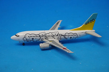 1:400 B737-500 AIRDO Hokkaido Bear do JA8196 158196 Gemini airplane model