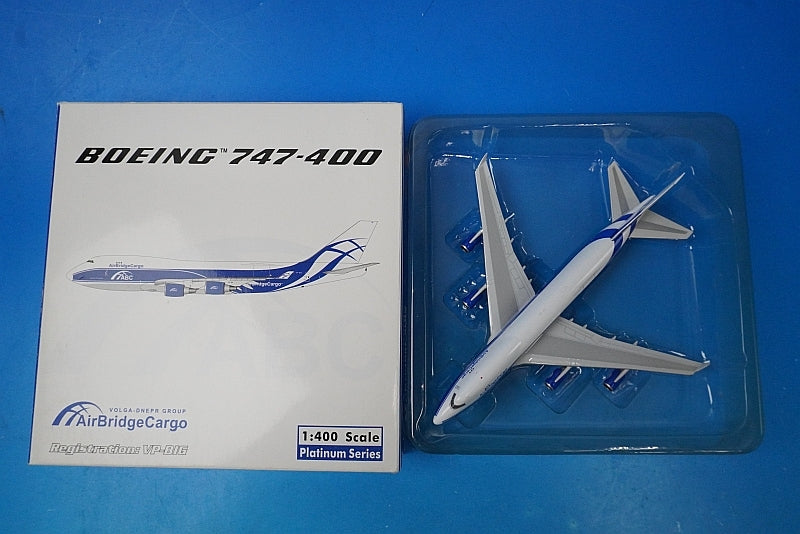 1:400 B747-400 Air Bridge Cargo VP-BIG 10232 Phoenix airplane model
