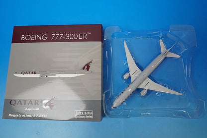 1:400 B777-300ER Qatar A7-BEM 11474 Phoenix airplane model