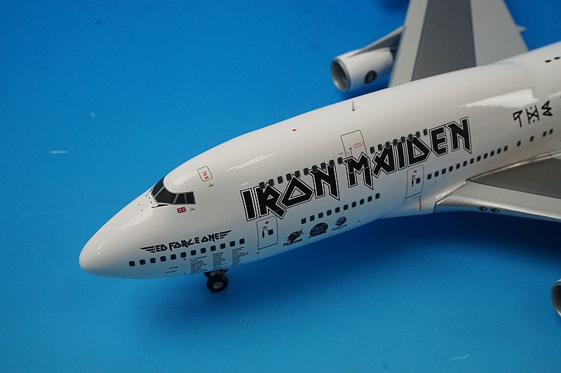 1:200 B747-400 IRON MAIDEN WORLD TOUR 2016 ED FORCE ONE TF-AAK 571609 Herpa