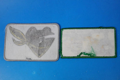 Patch JASDF 301st Squadron F-4EJ Kai Phantom II Frog Keroyon Spook Square 2 Set without hook and loop