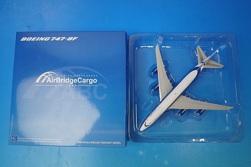 1:400 B747-8F Air Bridge Cargo VQ-BGZ XX4162 JC Wings airplane model
