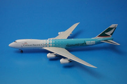 1:400 B747-8F Cathay Pacific Cargo Hong Kong Trader B-LJA *Metal stand included CX7478B Phoenix airplane model