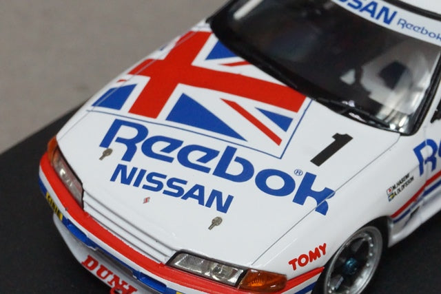 1:43 HPI 8606 Nissan Reebok Skyline GT-R JTC SUZUKA 1990 #1