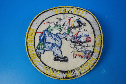 Patch JASDF Air Self-Defense Force F-2 Fighter-Bomber 203rd Maintenance and Support Squadron Gifu Air Base No Velcro