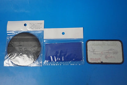 Patch JASDF Blue Impulse 50th Anniversary and other items 3 types 3-piece set with and without hook and loop