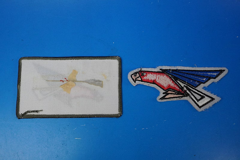 Patch JASDF 302nd Squadron White-tailed Eagle F-4EJ-mod Phantom II TOP GUN 1999 Rectangular and other designs, 2-piece set (2 types), no Velcro