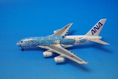 1:500 A380-800 ANA FLYING HONU ANA Blue with WiFi Radome and Gear JA381A NH50091 ANA Trading