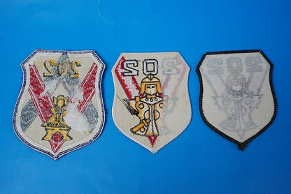 Patch JASDF Haniwa High Visibility Low Visibility 3 piece set without hook and loop