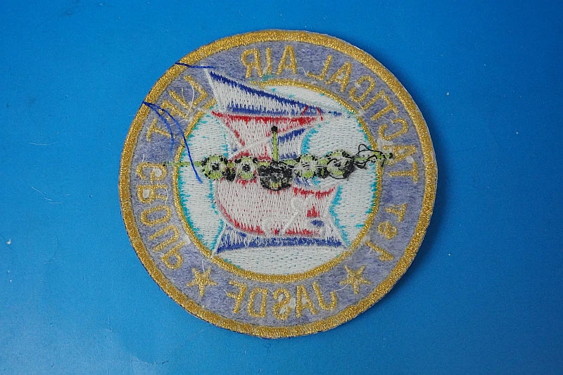 Patch JASDF C-130H / KC-767 – 1st Tactical Airlift Group, Komaki Air Base – "Golden Shachi" (Gold Dolphin-Fish) – No Velcro backing