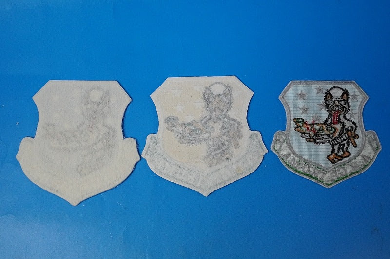 Patch JASDF C-1 Different colors 3 piece set without hook and loop