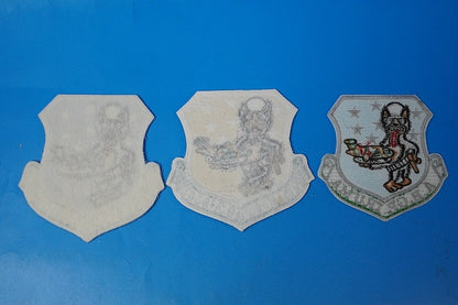 Patch JASDF C-1 Different colors 3 piece set without hook and loop