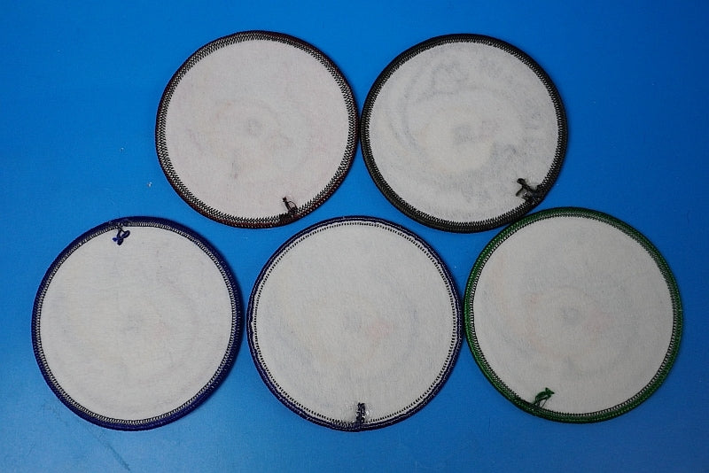 Patch JASDF 201TFS HIYOKO DRIVER Set of 5 without hook and loop