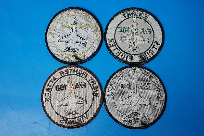 Patch US Navy F/A-18D VMFA-225 (Marine Fighter Attack Squadron 225 "Vikings") – 4-Patch Set (No Velcro)