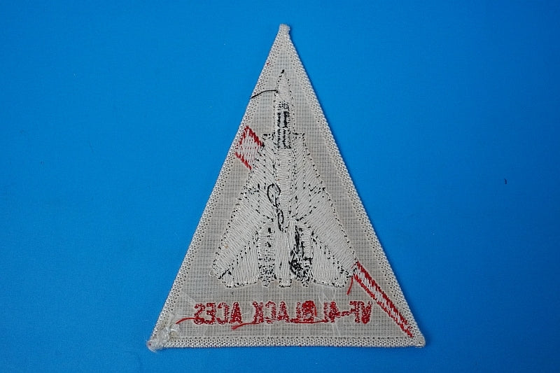 Patch USN F-14A VF-41 Black Aces Triangle without hook and loop