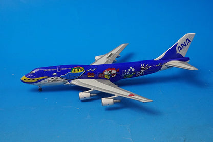 1:400 B747-400 ANA Marine Jumbo JA8963 55888 Dragon airplane model