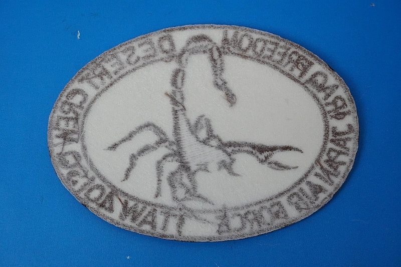 Patch JASDF IRAQ FREEDOM DESERT CREW Scorpio without hook and loop