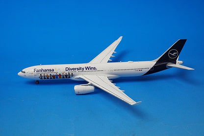 1:400 A330-300 Lufthansa Fanhansa Diversity Wins. D-AIKQ GJDLH2191 Gemini