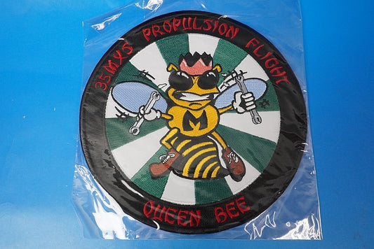 Patch USAF 35MXS PROPULSION FLIGHT QUEEN BEE Big Patch without hook and loop