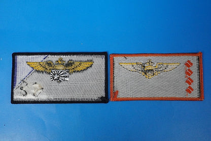Patch USN Pilot Name Tag Bear 2set without hook and loop