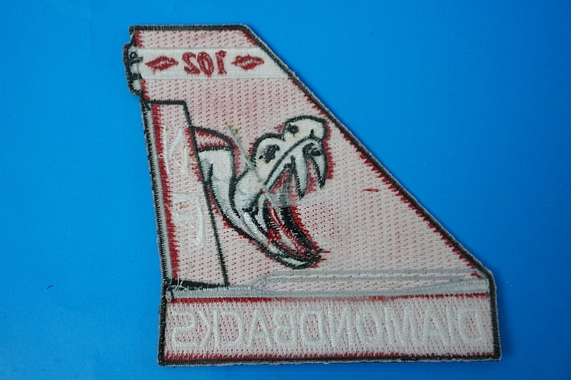 patch USN VFA-102 Diamondbacks vertical stabilizer without hook and loop