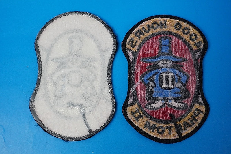 Patch JASDF F-4EJ Phantom II 2000 Flight Hours 4000 Flight Hours Spook 2 Piece Set without hook and loop