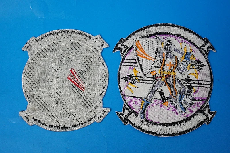 Patch USN F-14A Tomcat VF-154 Black Knights 2 Sets without hook and loop
