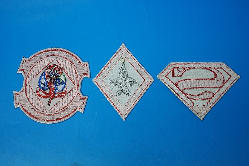 Patch USN VFA-102 Diamondbacks  3 piece set without hook and loop