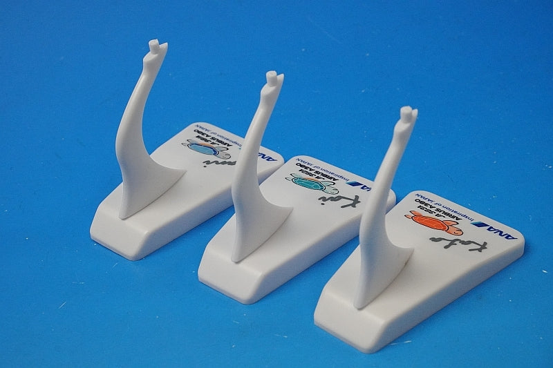 1:400 A380 ANA FLYING HONU Lani Blue JA381A Kai Green JA382A Sunset Orange JA383A Plastic Base Stand & Pillar Set of 3 Apollo Model