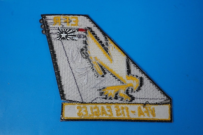 Patch USN VFA-115 EAGLES vertical stabilizer patch without hook and loop
