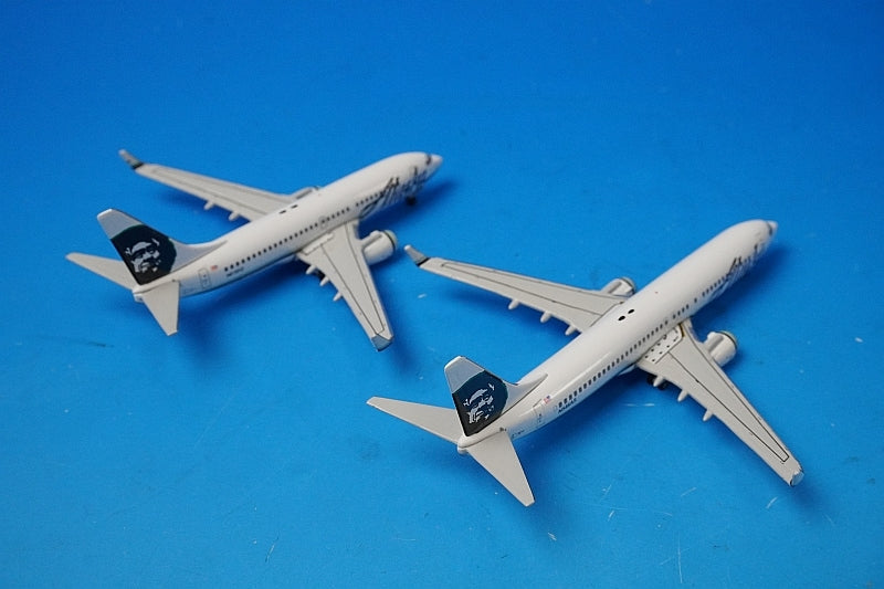 1:400 B737-700 Alaska N619AS B737-800 N546AS 2 piece set GJASASET1 Gemini airplane model