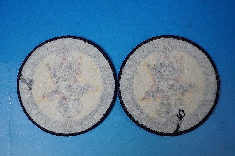 Patch JASDF ACM COMPETITION 1999 Nyutabaru Air Base 2 piece set without hook and loop