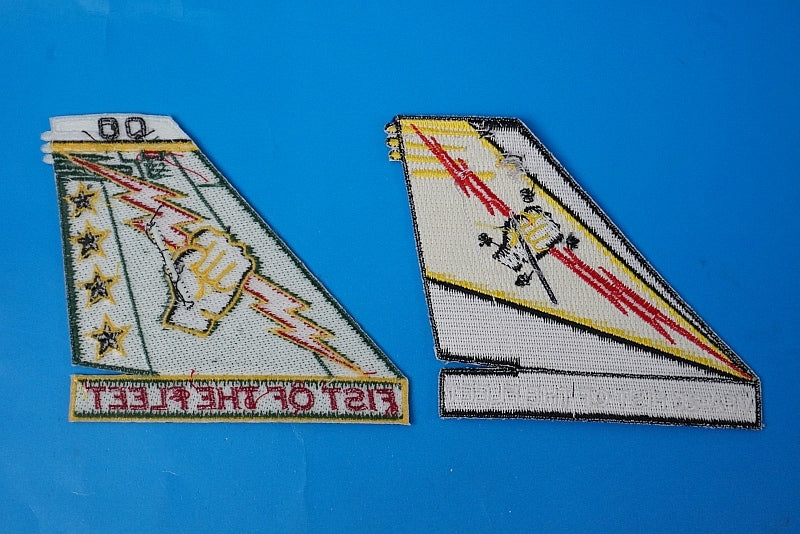 Patch USN CVW-5 VFA-27 ROYAL MACES Vertical Stabilizer Patch 2Set without hook and loop