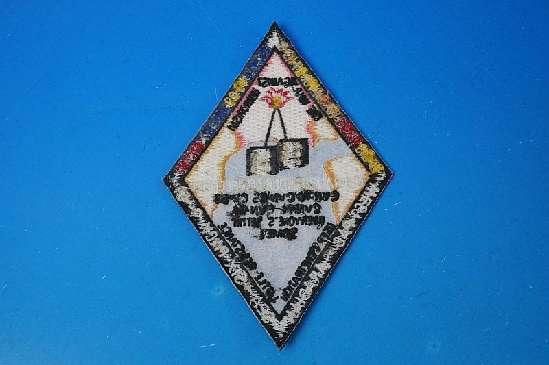 Patch USN Operation Endurance Freedom Waist Pack for CVN-70 and CVW-65 without hook and loop