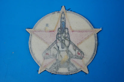 Patch JASDF Air Self-Defense Force F-15DJ Aggressor Dark Green Star No Velcro