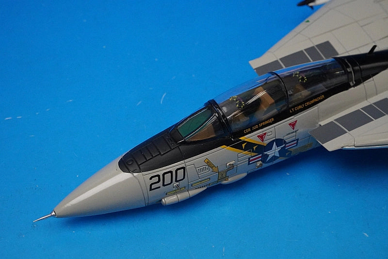 1:72 F-14A US Navy Fighter Squadron 84 Jolly Rogers, based on the aircraft carrier USS Nimitz AJ200 #160393 HA5203 Hobby Master airplane model
