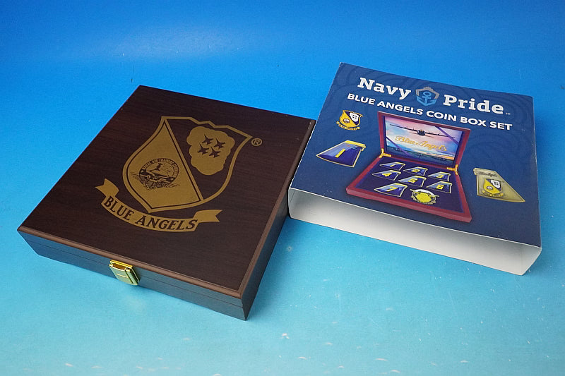 Challenge Coin US Navy Vanguard Navy Pride Blue Angels Coin Box Set Coin