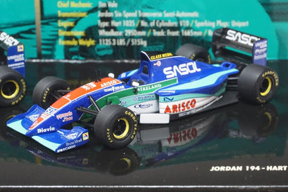 1:43 MINICHAMPS 402109394 Jordan Set 2/5 193 Heart 1993 / 194 Heart 1994