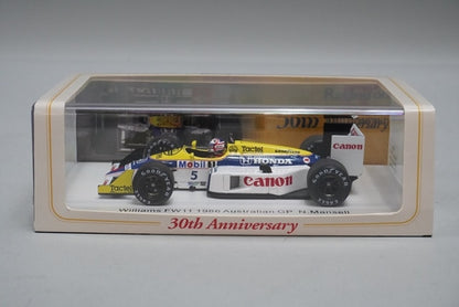 1:43 SPARK FS08 Williams FW11 Australia GP Nigel Mansell 1986 #5 Racing On