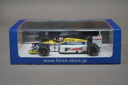 1:43 SPARK TR013 Williams Honda FW11 Engine Test 1986 Suzuka #5 Satoru Nakajima Forza Special Order