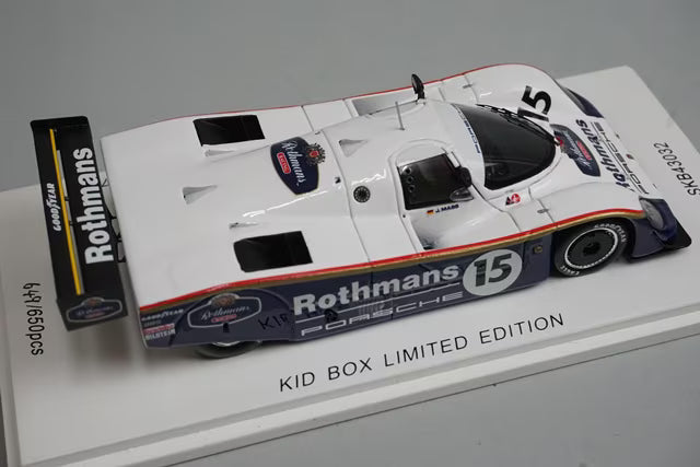 1:43 SPARK SKB43032 Porsche 962C RLR 106B 500km Kyalami Winner 1987 #15