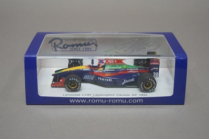 1:43 SPARK ROMU005 Larousse LC92 Lamborghini Canada GP 1992 #30 Ukyo Katayama