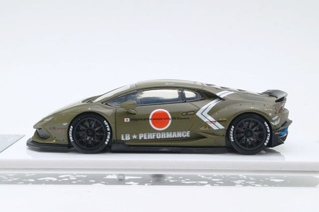 LB610-024 LB PERFORMANCE 1:64 LIBERTY WALK LB WORKS Huracan LP610 Green Fighter