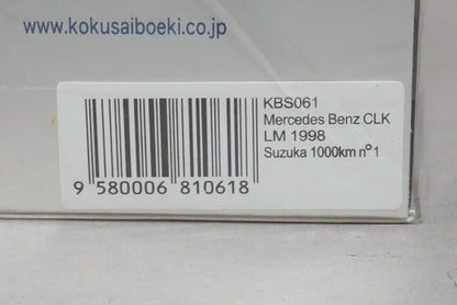 1:43 SPARK KBS061 Mercedes Benz CLK LM Suzuka 1000Km 1998 #1