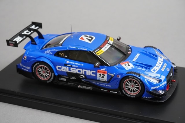 1:43 EBBRO 45381 Nissan Calsonic Impul GT-R Super GT500 Rd.1 Okayama 2016 #12 Hironobu Yasuda / J.P. Oliveira