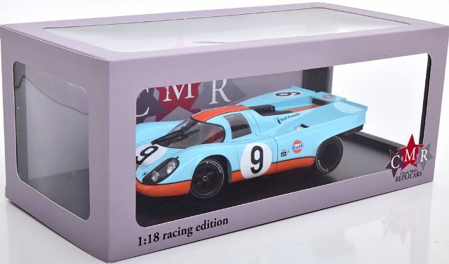 CMR131-9 CMR 1:18 Porsche 917K Gulf 1970 #9 1000km Brands Hatch