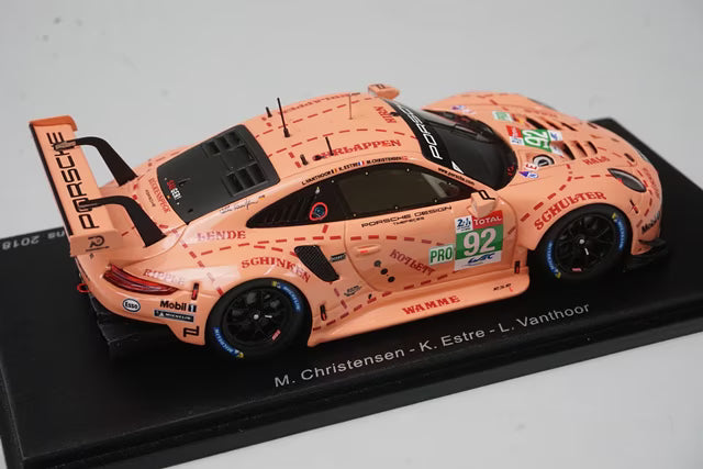 1:43 SPARK S7033 Porsche 911 RSR #92 Winner LMGTE Pro class 24h Le Mans 2018