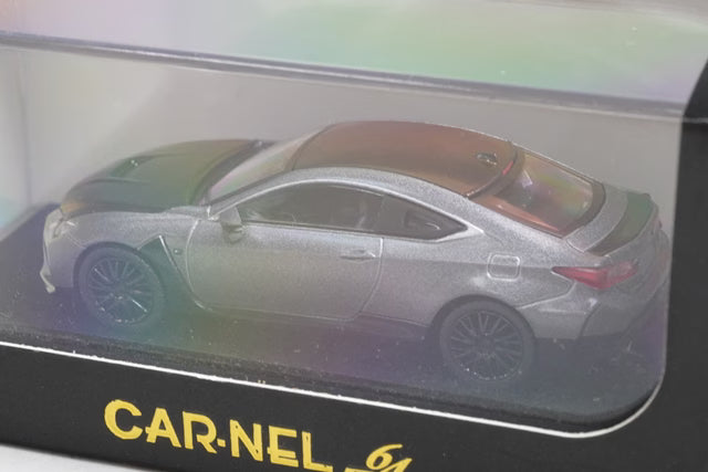 CN640031 CAR-NEL 1:64 Lexus RC F "F 10th Anniversary" Matt Marcury Grey Mica