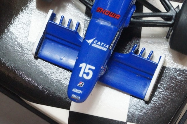 1:43 MINICHAMPS 430970015 Prost F1 MUGEN Honda JS45 Shinji Nakano 1997 #15 CANAL